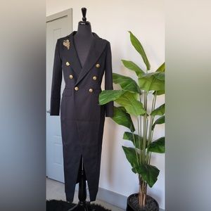 Tall knee length long sleeve blazer Dress